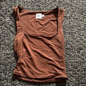 Princess Polly Back In Time Top Brown